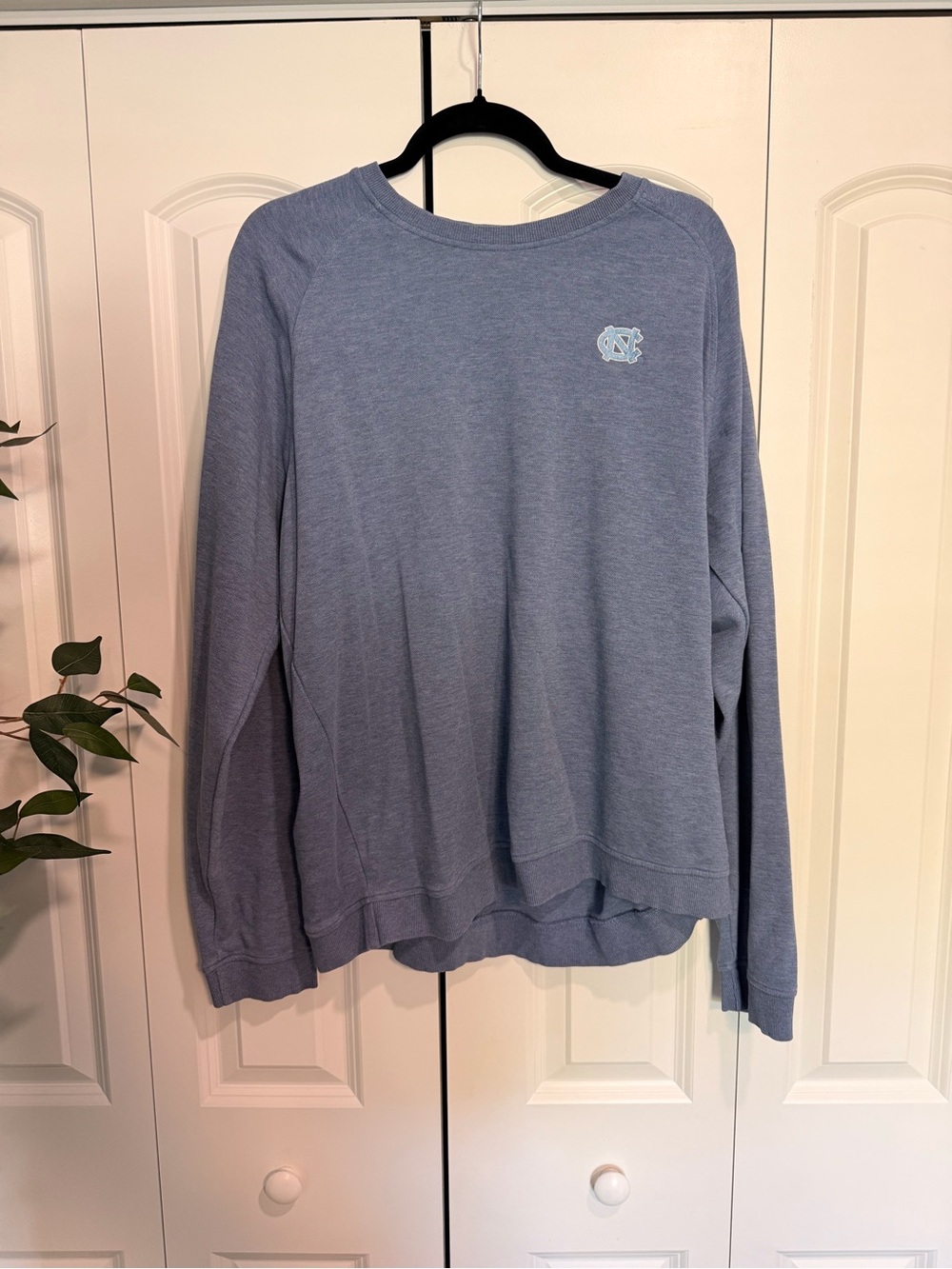 UNC Peter Millar Dusty Blue Crewneck Sweatshirt
